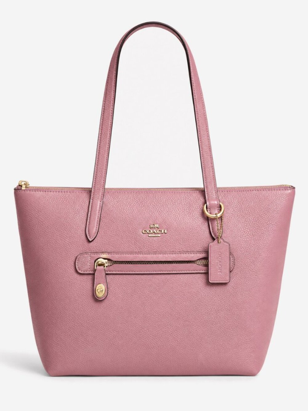 Coach Taylor Tote 38312 Vintage Mauve Pebbled Leather Bag NWOT